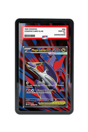 Pokémon TCG Mega Latias ex Mega Evolution #163/132 PSA Grade Case Black frame with matching extended artwork