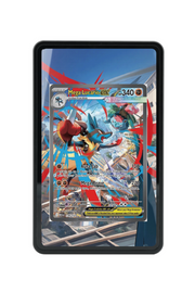 Pokémon TCG Mega Lucario ex Mega Evolution #179/132 Magnetic Card Holder Black frame with matching extended artwork