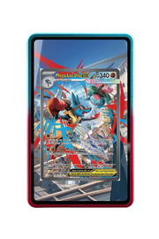 Pokémon TCG Mega Lucario ex Mega Evolution #179/132 Magnetic Card Holder R & B frame with matching extended artwork