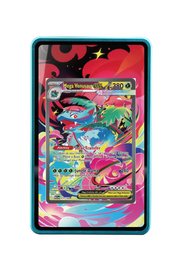 Pokémon TCG Mega Venusaur ex Mega Evolution #177/132 Magnetic Card Holder Blue frame with matching extended artwork