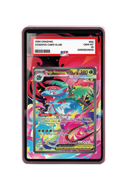 Pokémon TCG Mega Venusaur ex Mega Evolution #177/132 PSA Grade Case Pink frame with matching extended artwork