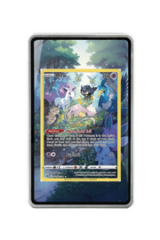 Pokémon TCG Mew Sword & Shield - Crown Zenith: Galarian Gallery #GG10/GG70 Magnetic Card Holder Silver frame with matching extended artwork