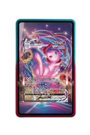 Pokémon TCG Mew VMAX (Alternate Art Secret) Sword & Shield - Fusion Strike #269/264 Magnetic Card Holder R & B frame with matching extended artwork