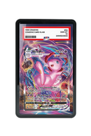 Pokémon TCG Mew VMAX (Alternate Art Secret) Sword & Shield - Fusion Strike #269/264 PSA Grade Case Black frame with matching extended artwork