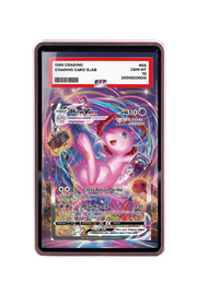 Pokémon TCG Mew VMAX (Alternate Art Secret) Sword & Shield - Fusion Strike #269/264 PSA Grade Case Pink frame with matching extended artwork
