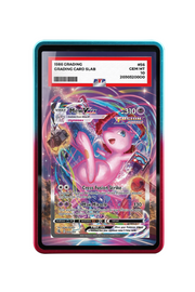 Pokémon TCG Mew VMAX (Alternate Art Secret) Sword & Shield - Fusion Strike #269/264 PSA Grade Case R & B frame with matching extended artwork