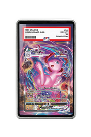 Pokémon TCG Mew VMAX (Alternate Art Secret) Sword & Shield - Fusion Strike #269/264 PSA Grade Case Silver frame with matching extended artwork