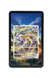 Mewtwo VSTAR Crown Zenith #GG44/GG70 Magnetic Card Holder with matching extended artwork