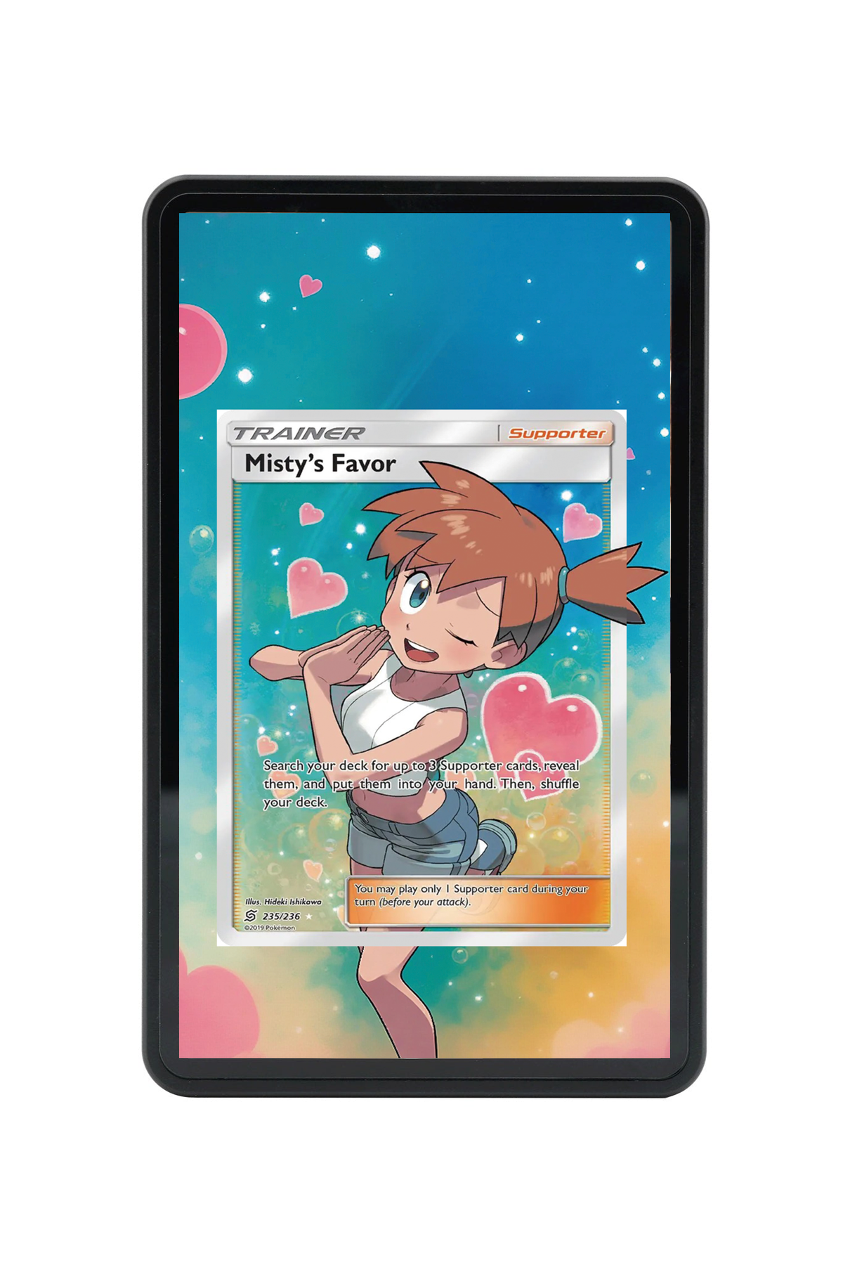Misty's Favor Unified Minds #235/236 Magnetic Card Holder with matching extended artwork