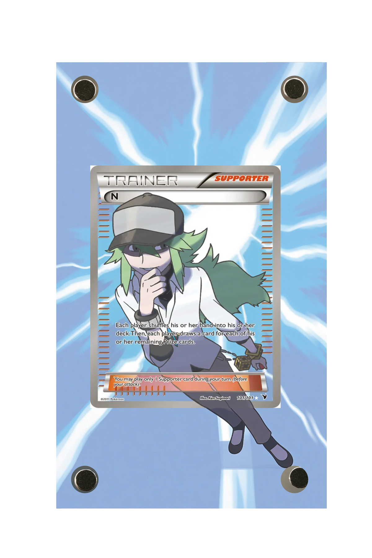 N Noble Victories #101/101 Display Frame with matching extended artwork