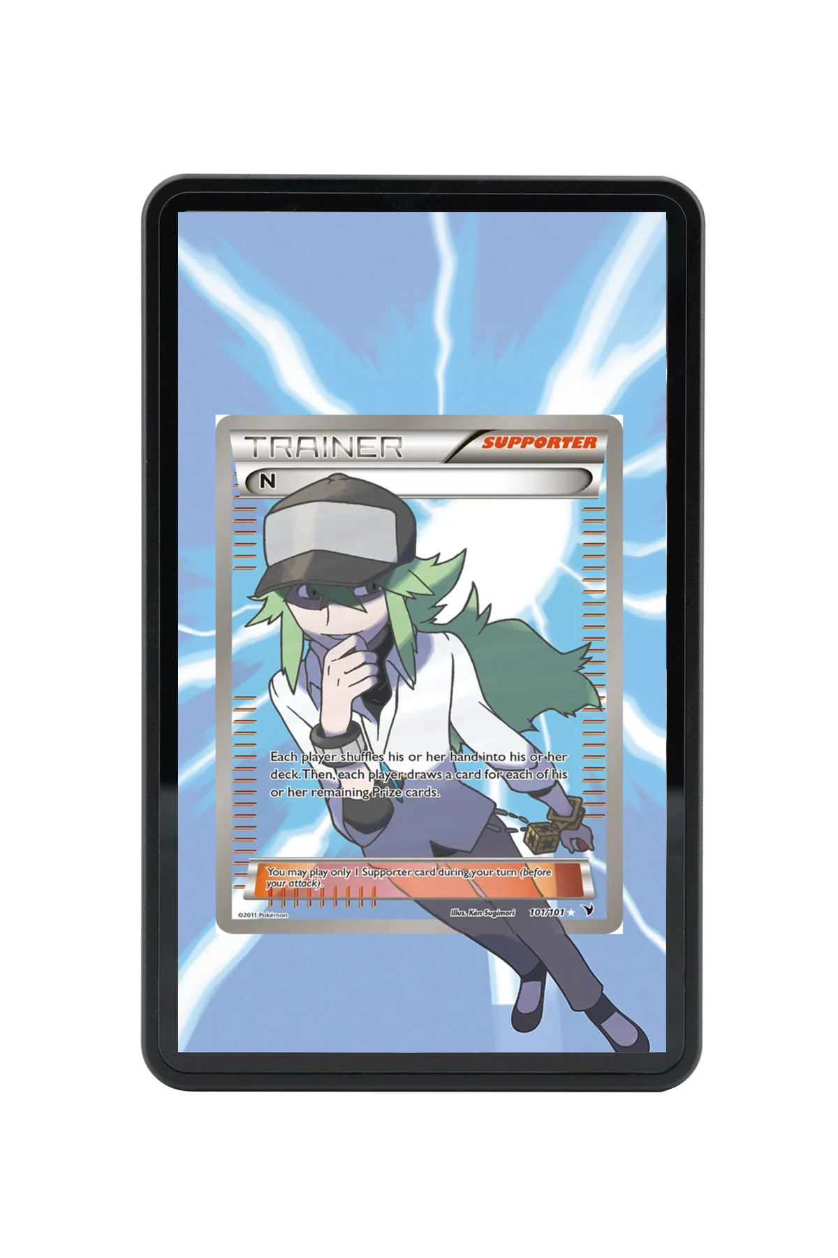 N Noble Victories #101/101 Magnetic Card Holder with matching extended artwork