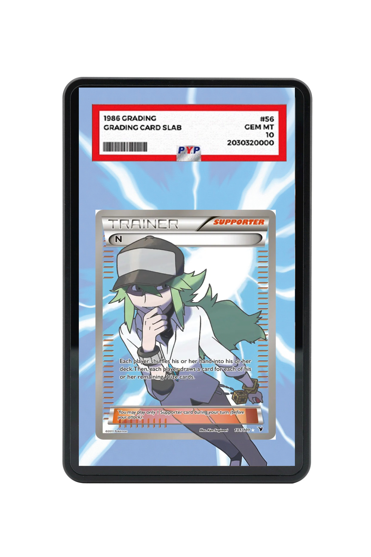 N Noble Victories #101/101 PSA Grade Case with matching extended artwork