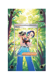 Perrin Twilight Masquerade #220/167 Display Frame with matching extended artwork