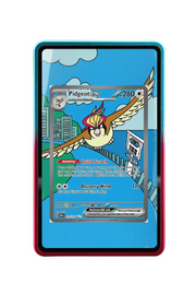 Pokémon TCG Pidgeot ex Scarlet & Violet - Obsidian Flames #225/197 Magnetic Card Holder R & B frame with matching extended artwork