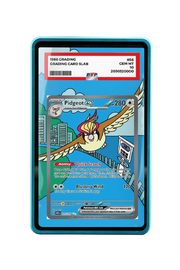 Pokémon TCG Pidgeot ex Scarlet & Violet - Obsidian Flames #225/197 PSA Grade Case Blue frame with matching extended artwork