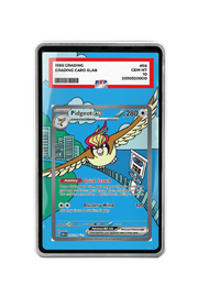 Pokémon TCG Pidgeot ex Scarlet & Violet - Obsidian Flames #225/197 PSA Grade Case Silver frame with matching extended artwork