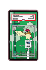 Pokémon TCG Pidgeotto Scarlet & Violet - Obsidian Flames #208/197 PSA Grade Case Pink frame with matching extended artwork