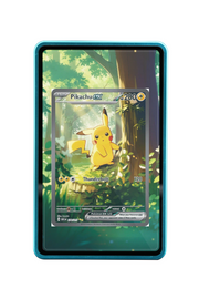 Pokémon TCG Pikachu ex - 276/217 Ascended Heroes #276/217 Magnetic Card Holder Blue frame with matching extended artwork