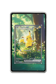 Pokémon TCG Pikachu ex - 276/217 Ascended Heroes #276/217 Magnetic Card Holder Silver frame with matching extended artwork