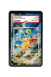 Pokémon TCG Pikachu (Pok¡§|mon Center Exclusive) Scarlet & Violet - Scarlet & Violet Promo Cards #27 PSA Grade Case Black frame with matching extended artwork