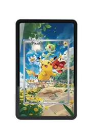 Pokémon TCG Pikachu Scarlet & Violet - Scarlet & Violet Promo Cards #27 Magnetic Card Holder Black frame with matching extended artwork