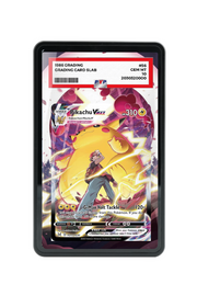 Pokémon TCG Pikachu VMAX Sword & Shield - Lost Origin Trainer Gallery #TG17/TG30 PSA Grade Case Black frame with matching extended artwork