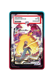 Pokémon TCG Pikachu VMAX Sword & Shield - Lost Origin Trainer Gallery #TG17/TG30 PSA Grade Case R & B frame with matching extended artwork