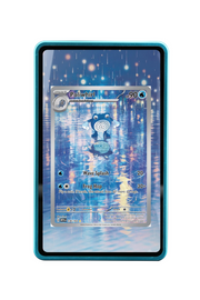 Pokémon TCG Poliwhirl Scarlet & Violet - Scarlet & Violet 151 #176/165 Magnetic Card Holder Blue frame with matching extended artwork