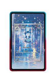 Pokémon TCG Poliwhirl Scarlet & Violet - Scarlet & Violet 151 #176/165 Magnetic Card Holder R & B frame with matching extended artwork