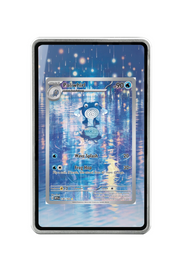 Pokémon TCG Poliwhirl Scarlet & Violet - Scarlet & Violet 151 #176/165 Magnetic Card Holder Silver frame with matching extended artwork