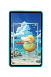 Pokémon TCG Psyduck - 226/217 Ascended Heroes #226/217 Magnetic Card Holder Blue frame with matching extended artwork