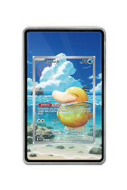 Pokémon TCG Psyduck - 226/217 Ascended Heroes #226/217 Magnetic Card Holder Silver frame with matching extended artwork