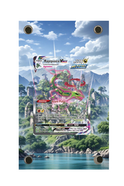 Rayquaza VMAX Evolving Skies #218/203 Display Frame with matching extended artwork