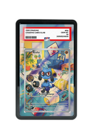 Pokémon TCG Riolu Scarlet & Violet - Scarlet & Violet Base Set #215/198 PSA Grade Case Black frame with matching extended artwork
