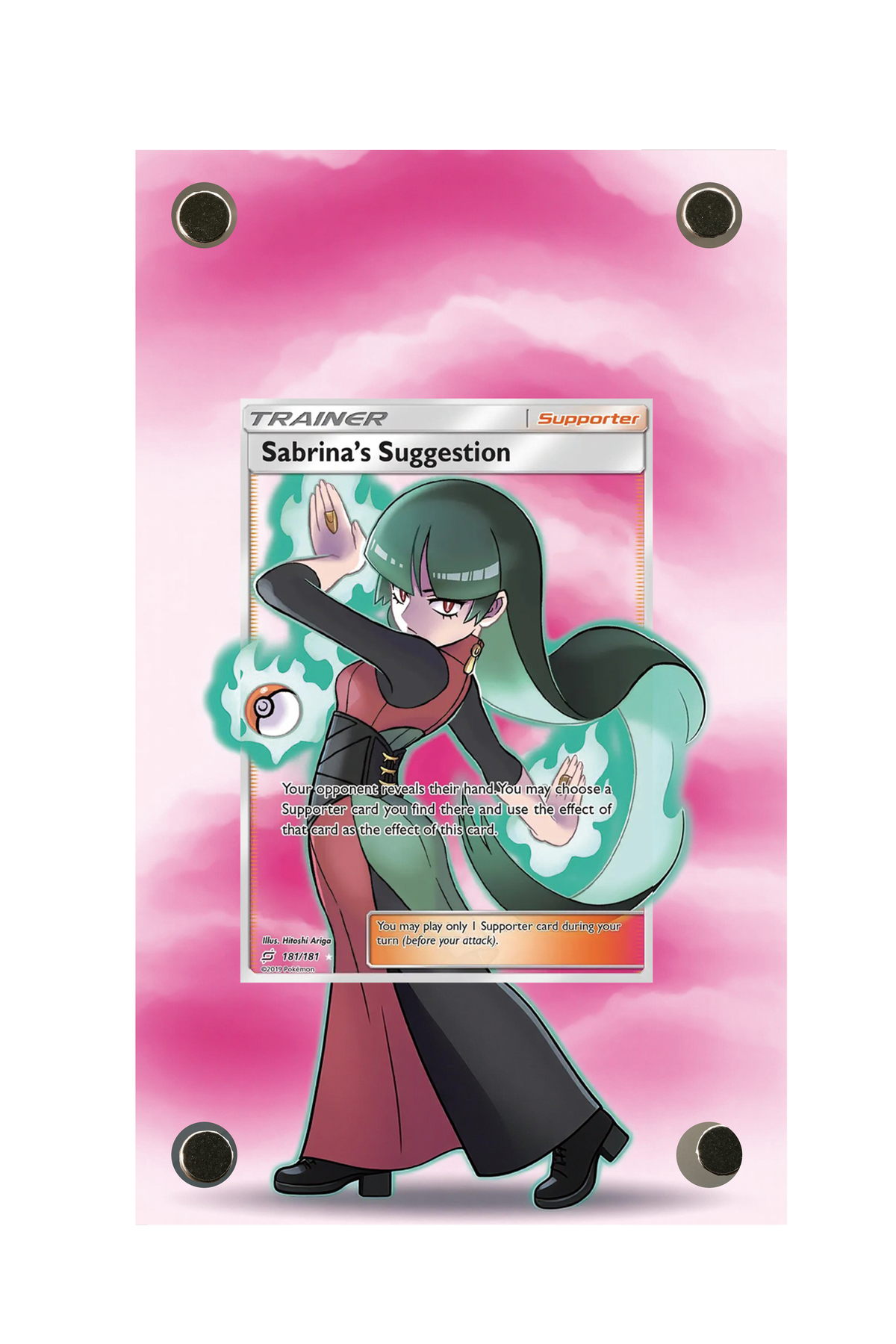 Sabrina's Suggestion Team Up #181/181 Display Frame with matching extended artwork