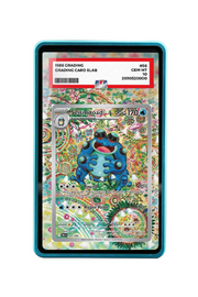 Pokémon TCG Seismitoad Scarlet & Violet - Black Bolt #105/086 PSA Grade Case Blue frame with matching extended artwork
