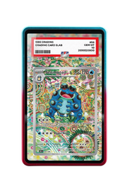 Pokémon TCG Seismitoad Scarlet & Violet - Black Bolt #105/086 PSA Grade Case R & B frame with matching extended artwork