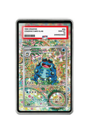 Pokémon TCG Seismitoad Scarlet & Violet - Black Bolt #105/086 PSA Grade Case Silver frame with matching extended artwork