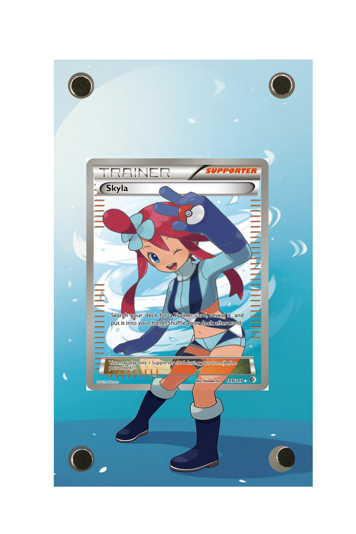Skyla Boundaries Crossed #149/149 Display Frame with matching extended artwork