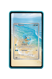 Pokémon TCG Squirtle Scarlet & Violet - Scarlet & Violet 151 #170/165 Magnetic Card Holder Blue frame with matching extended artwork