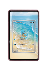 Pokémon TCG Squirtle Scarlet & Violet - Scarlet & Violet 151 #170/165 Magnetic Card Holder Pink frame with matching extended artwork