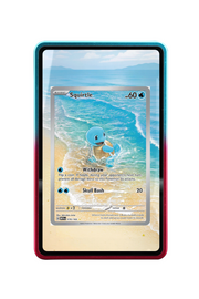 Pokémon TCG Squirtle Scarlet & Violet - Scarlet & Violet 151 #170/165 Magnetic Card Holder R & B frame with matching extended artwork