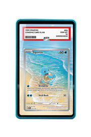 Pokémon TCG Squirtle Scarlet & Violet - Scarlet & Violet 151 #170/165 PSA Grade Case Blue frame with matching extended artwork