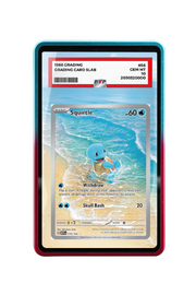Pokémon TCG Squirtle Scarlet & Violet - Scarlet & Violet 151 #170/165 PSA Grade Case R & B frame with matching extended artwork