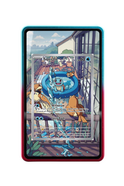 Pokémon TCG Squirtle Scarlet & Violet - Stellar Crown #148/142 Magnetic Card Holder R & B frame with matching extended artwork