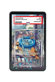 Pokémon TCG Squirtle Scarlet & Violet - Stellar Crown #148/142 PSA Grade Case Black frame with matching extended artwork