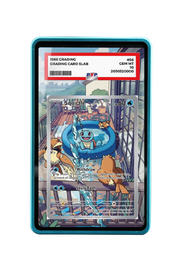 Pokémon TCG Squirtle Scarlet & Violet - Stellar Crown #148/142 PSA Grade Case Blue frame with matching extended artwork