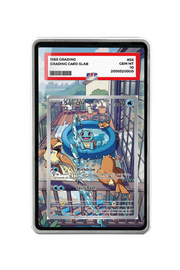Pokémon TCG Squirtle Scarlet & Violet - Stellar Crown #148/142 PSA Grade Case Silver frame with matching extended artwork