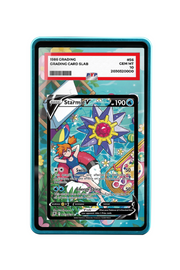 Pokémon TCG Starmie V Sword & Shield - Astral Radiance Trainer Gallery #TG13/TG30 PSA Grade Case Blue frame with matching extended artwork