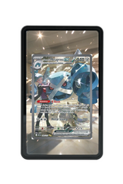 Pokémon TCG Steven's Metagross ex Ascended Heroes #289/217 Magnetic Card Holder Black frame with matching extended artwork